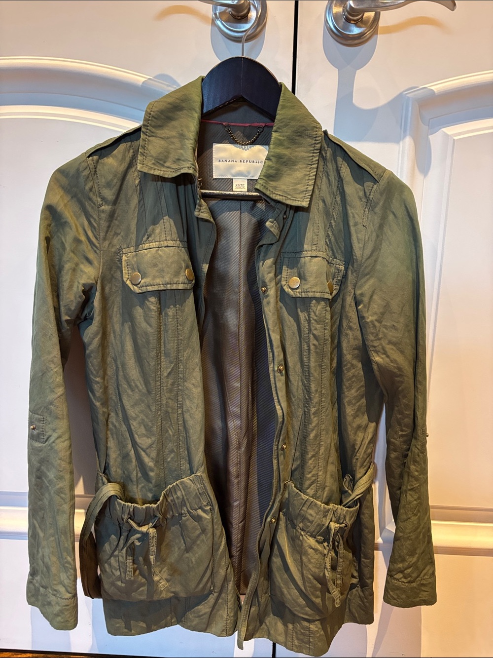 Banana Republic Olive Green Military Field Jacket